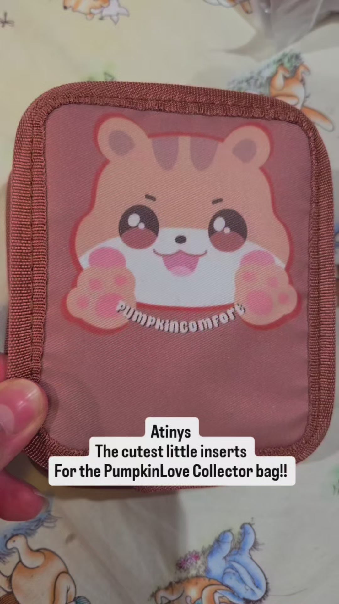 Ready to ship PumpkinLove 2-way Pin Bag