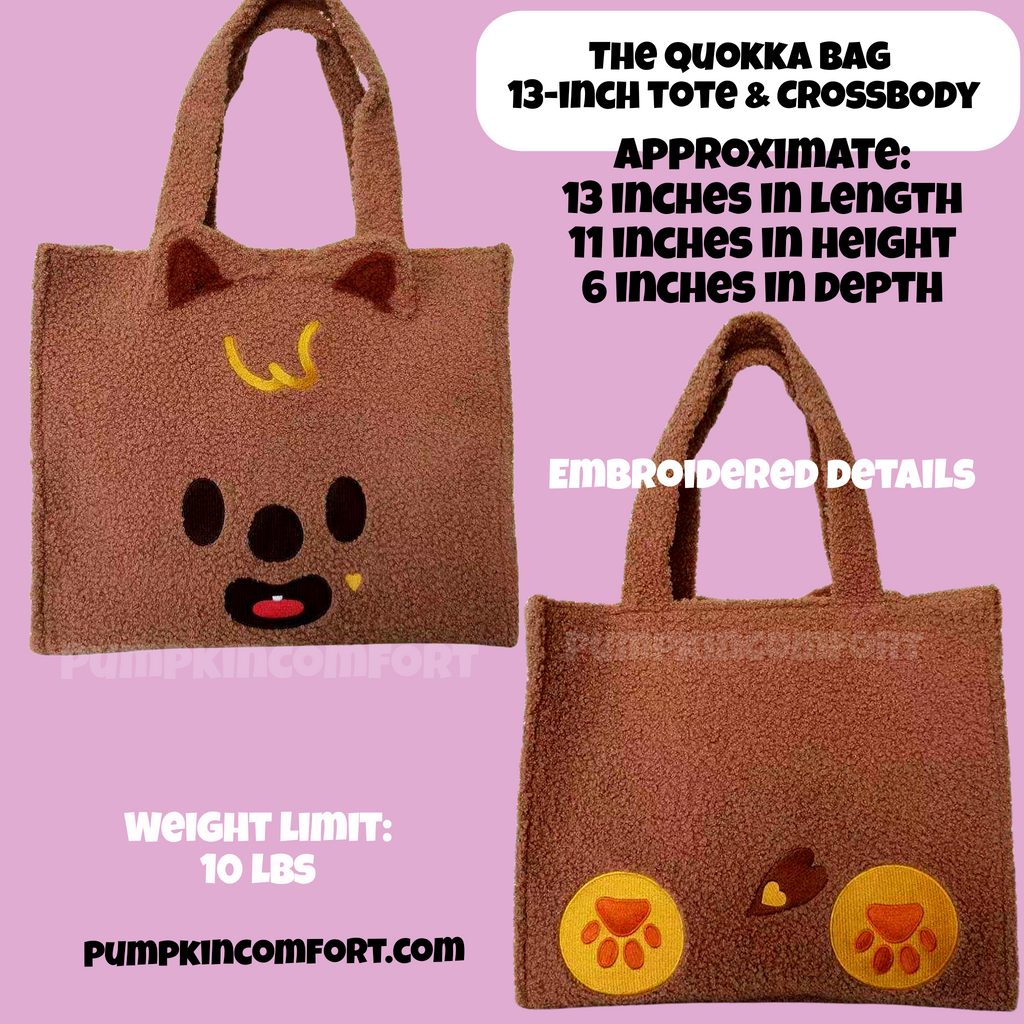 The Quokka Bag ready to ship