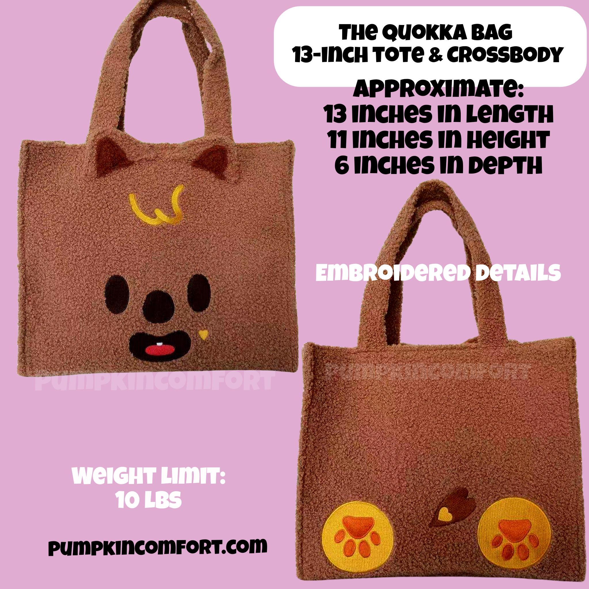 The Quokka Bag ready to ship