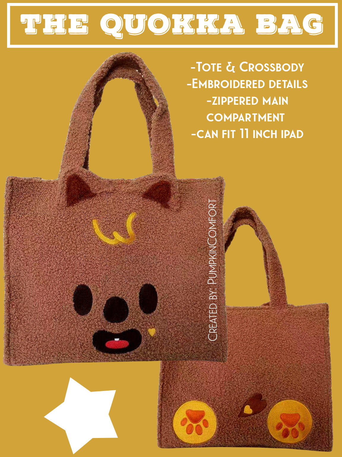 The Quokka Bag ready to ship