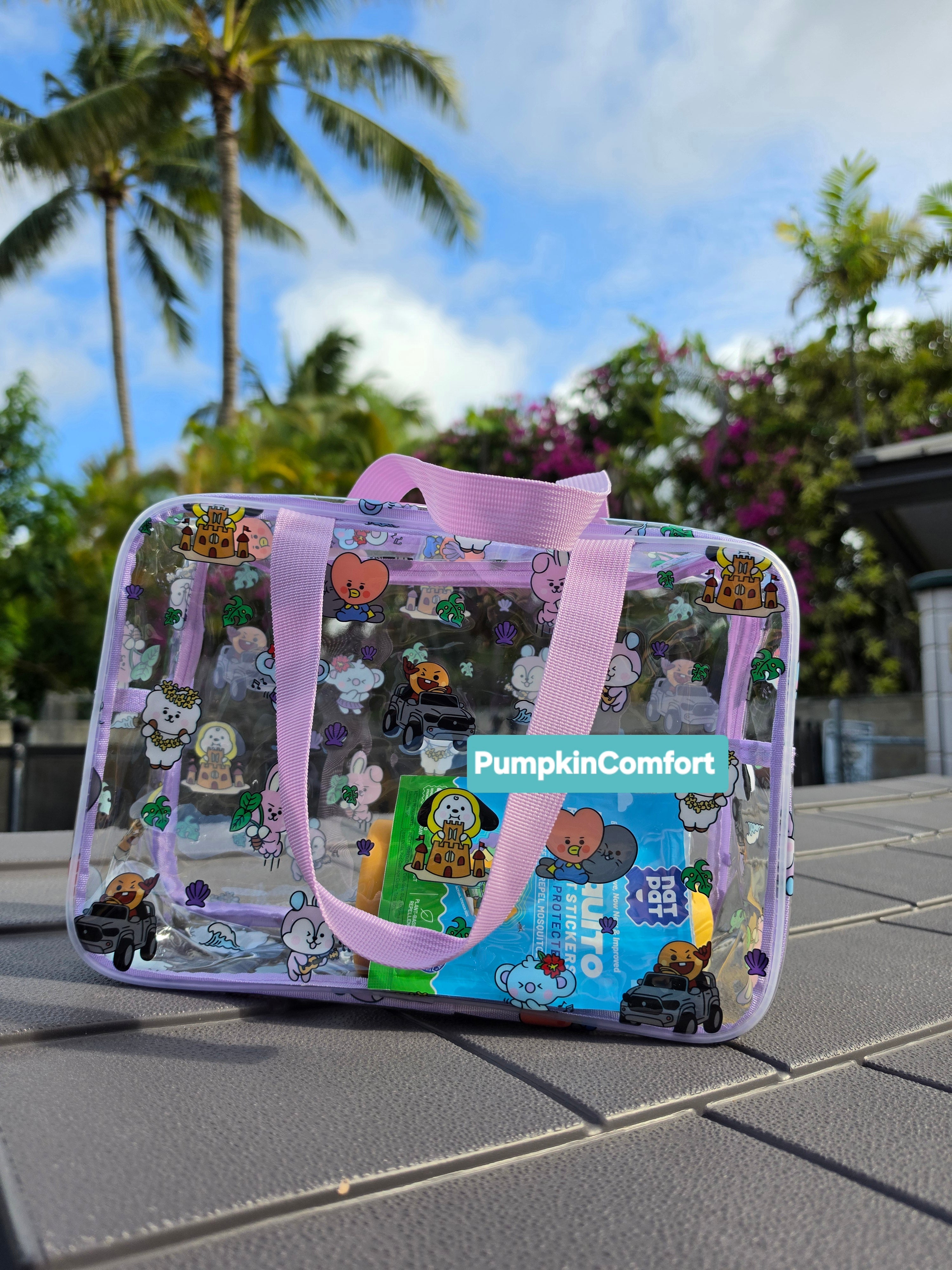 Clear Vacation Tote BoraT21 (In Stock)