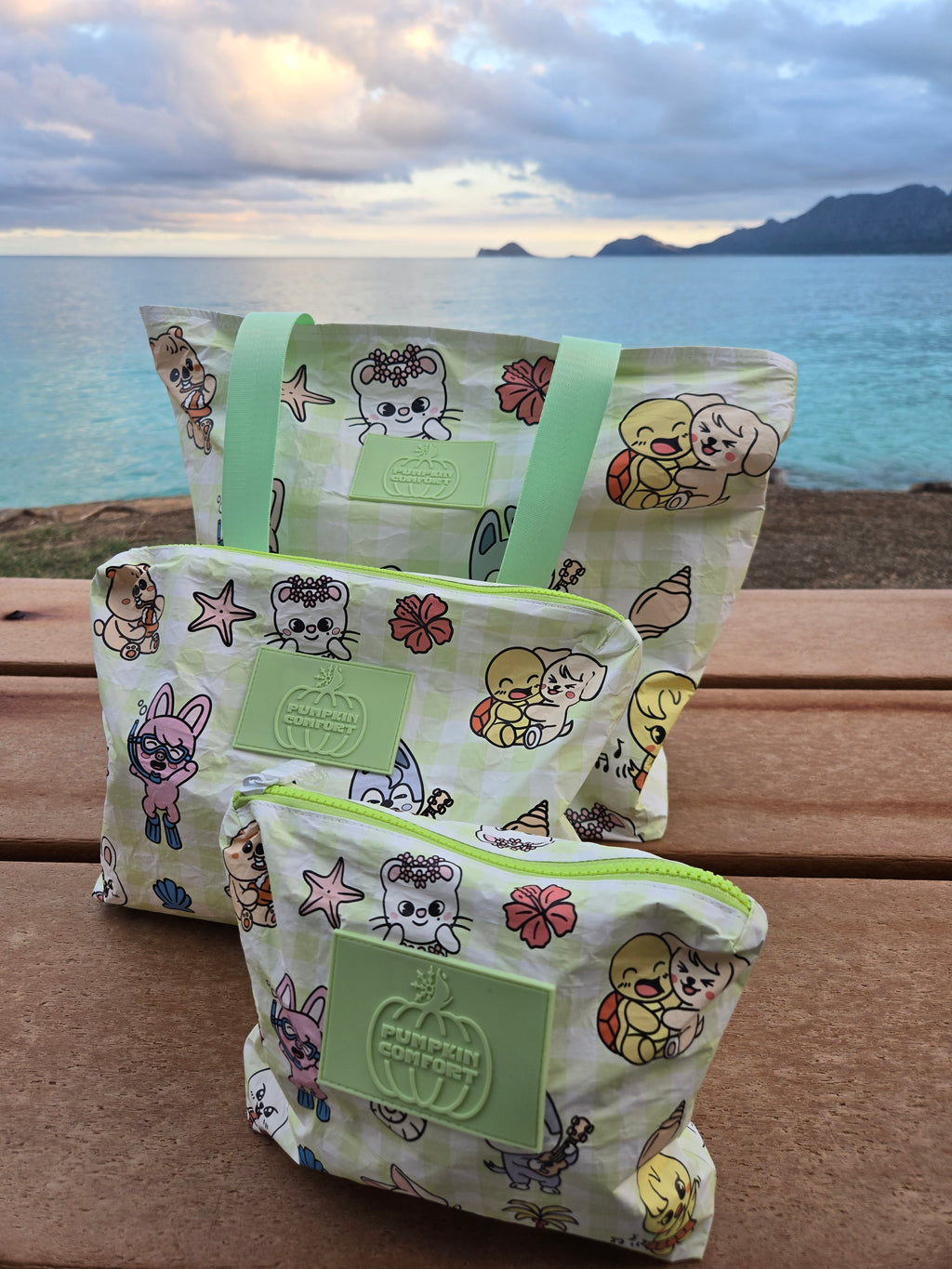 Tyvek Tote Bag Bundle in Skzcation Print