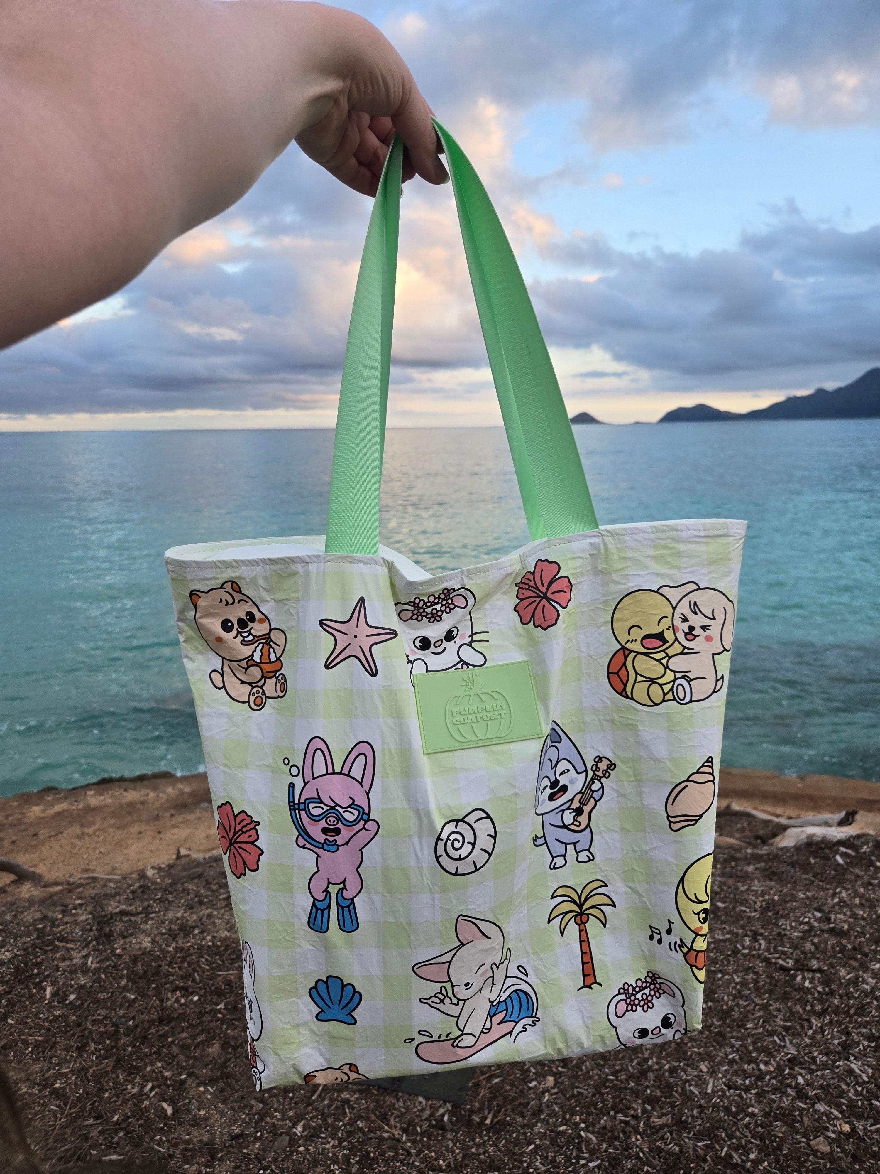 Tyvek Tote Bag Bundle in Skzcation Print