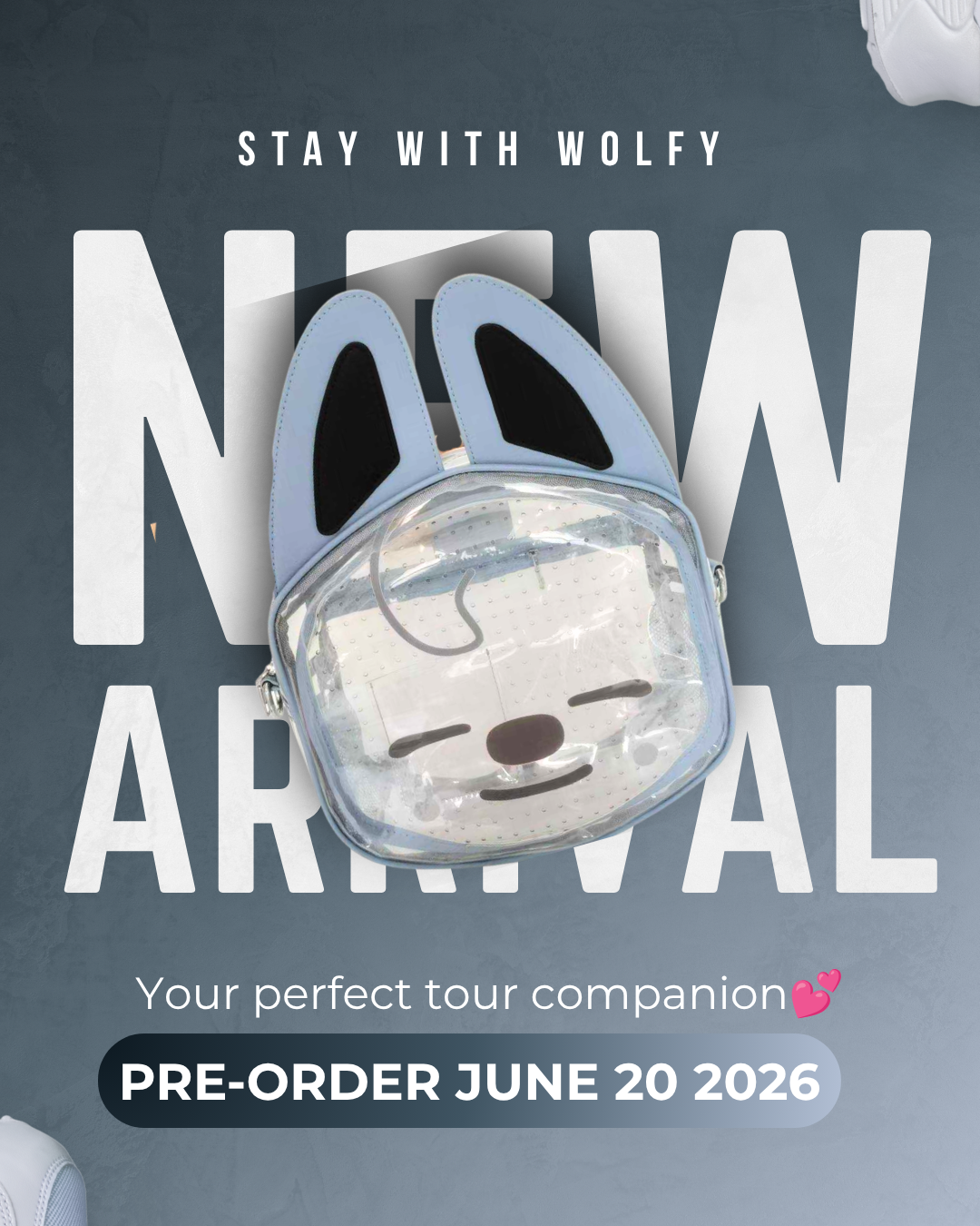Wolfy Clear Ita Bag