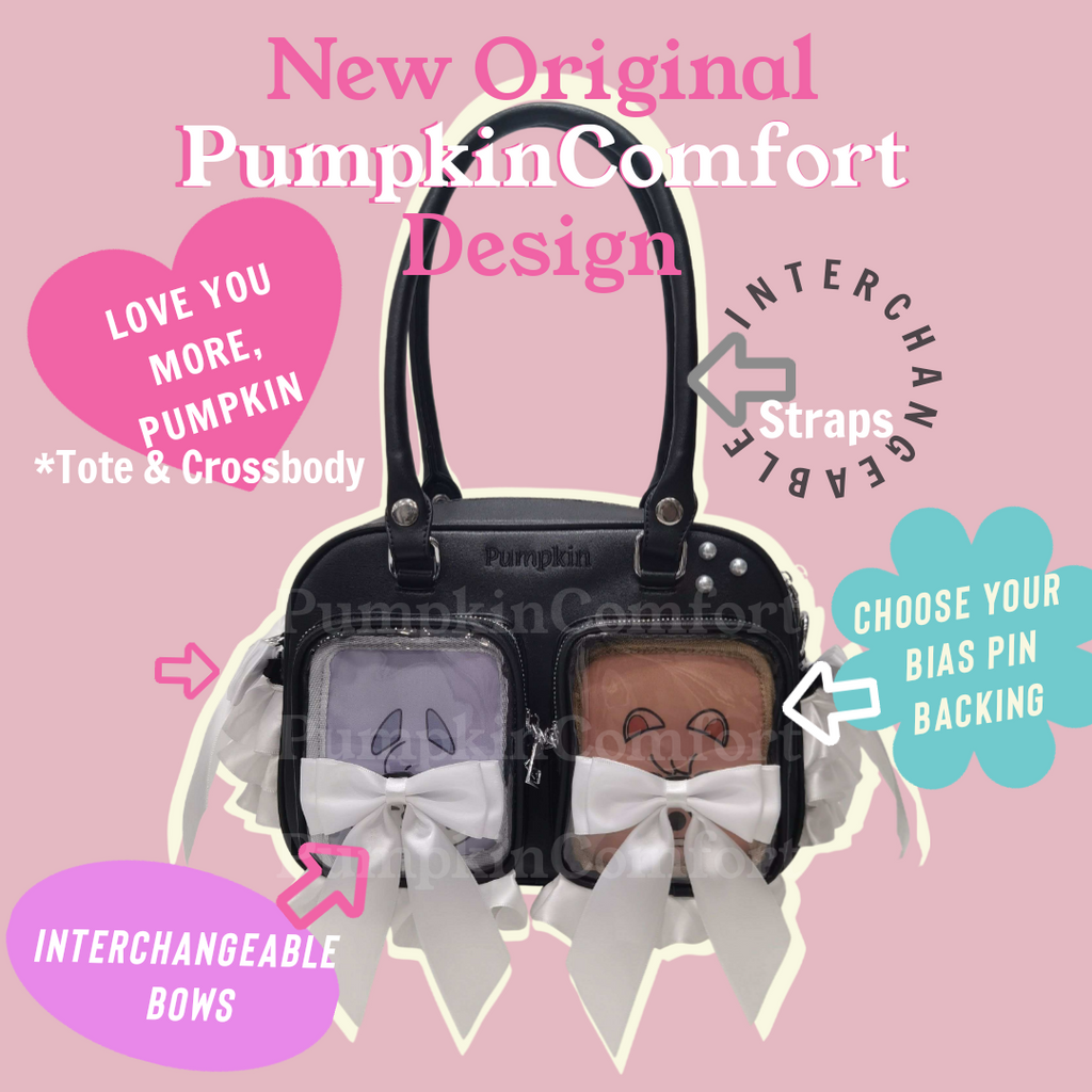 Ready to ship PumpkinLove 2-way Pin Bag