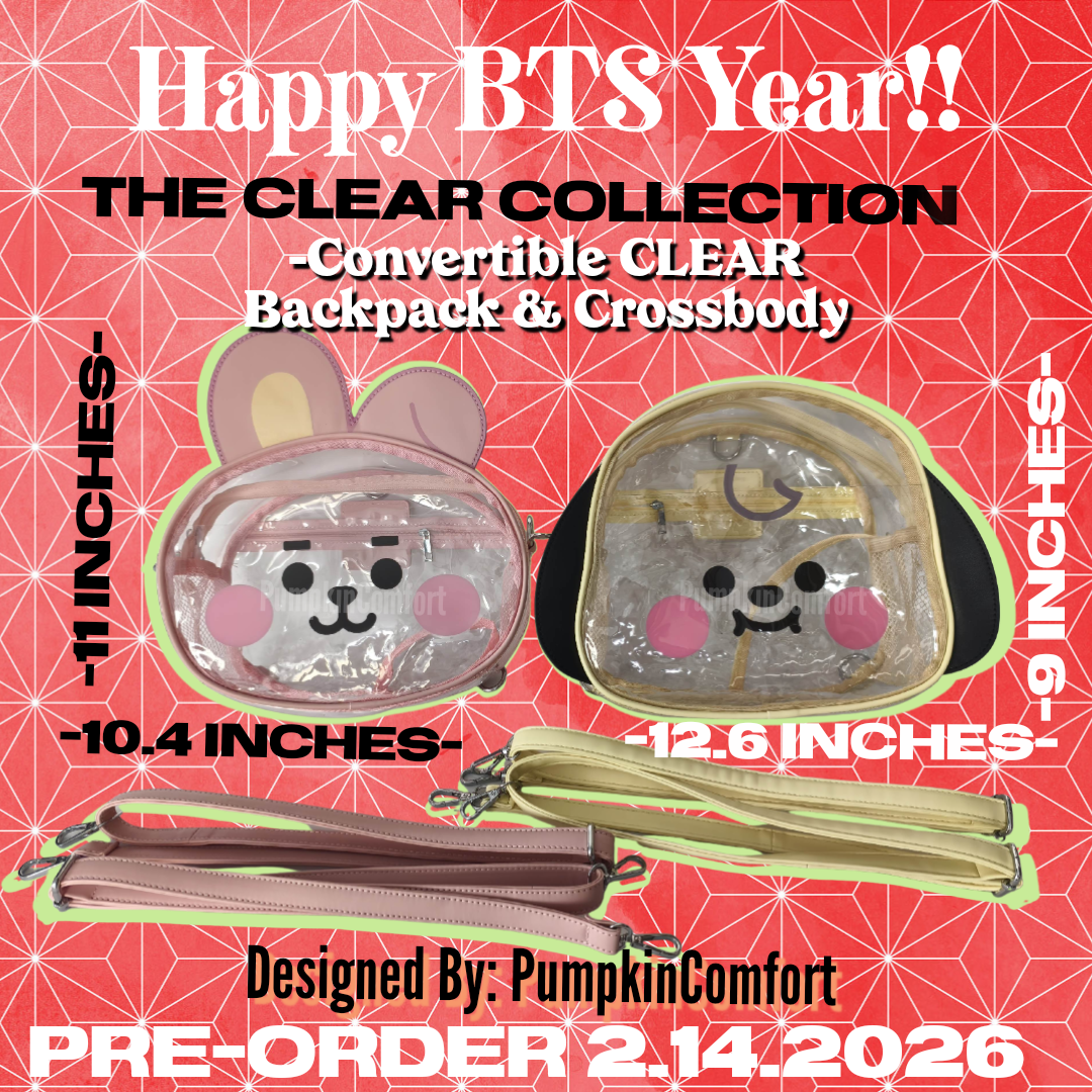 Clear Collection Convertible Bag PRE-ORDER