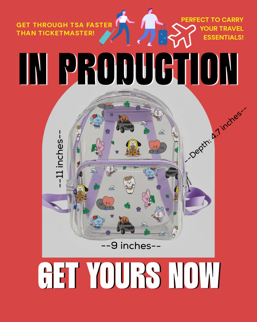 Boracation Clear Backpack (In Production)