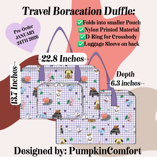 Boracation Packable Foldable Duffle Bag