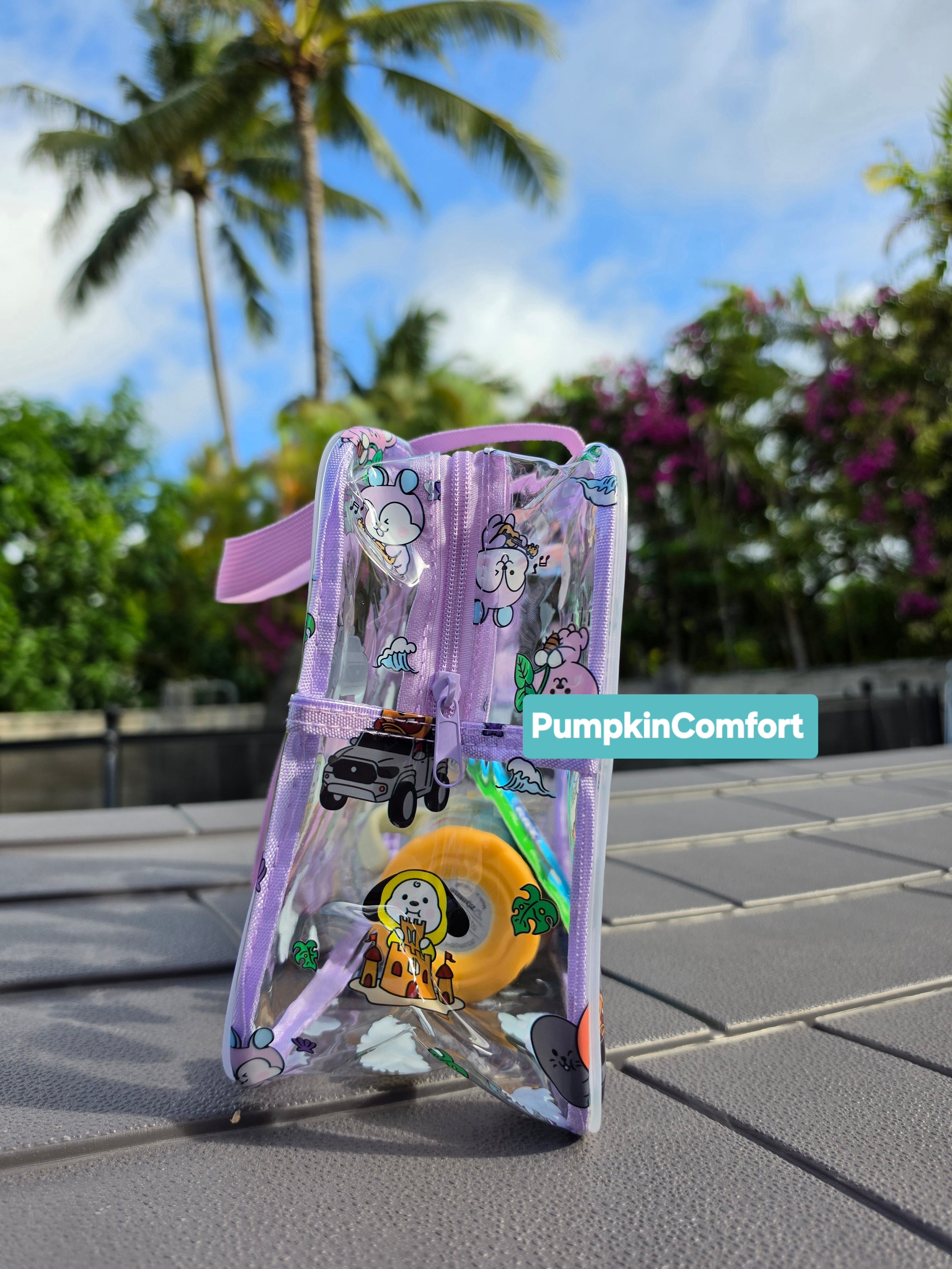 Clear Vacation Tote BoraT21 (In Stock)