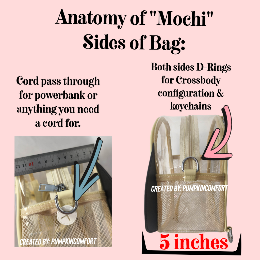 Clear Collection Convertible Bag IN STOCK READY TO SHIP